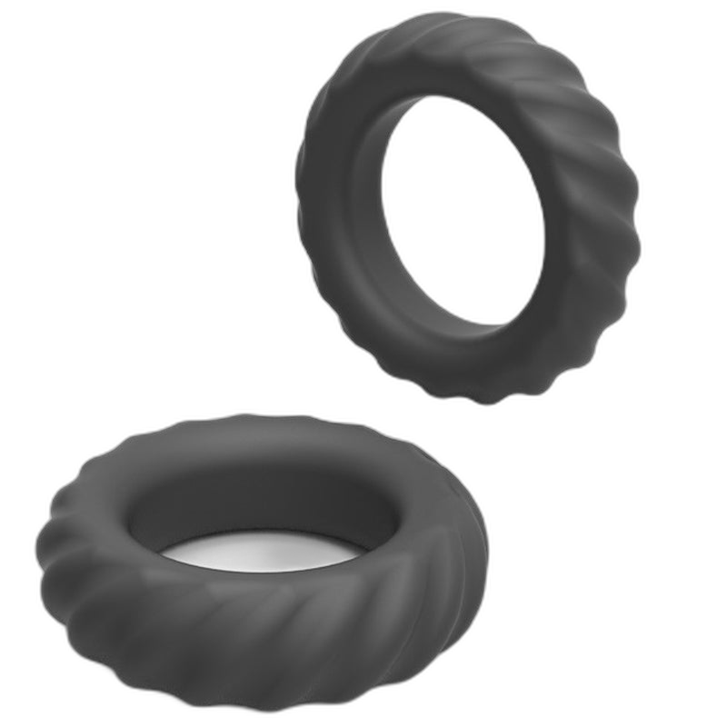 ruff GEAR Pure Silicone XACT Fit Cock Rings 5 Pack