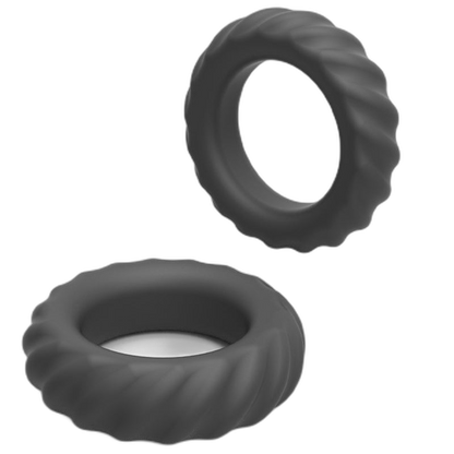ruff GEAR Pure Silicone XACT Fit Cock Rings 5 Pack