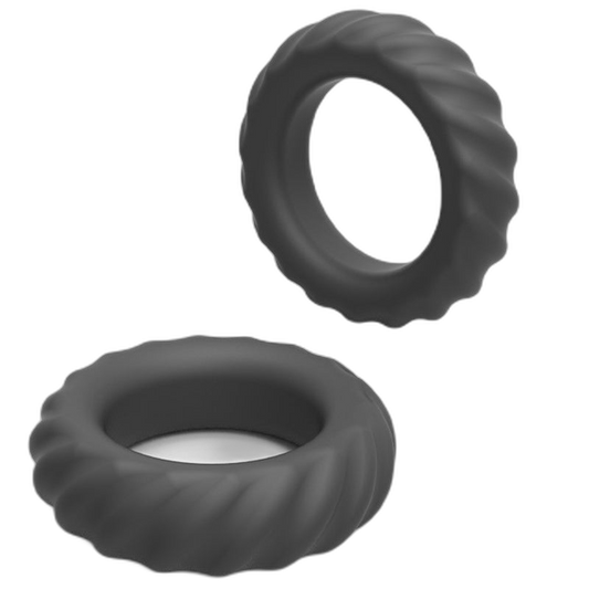ruff GEAR Pure Silicone XACT Fit Cock Rings 5 Pack