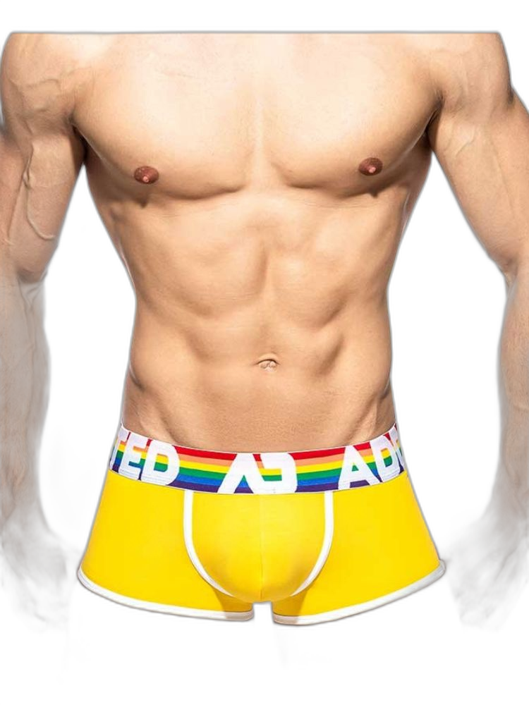 2 Pack Men’s Large Pouch Rainbow Trunks