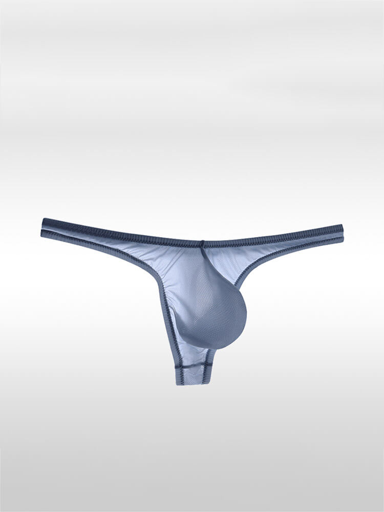 Men's Ultra-Thin Transparent Sexy Low-Rise Thong