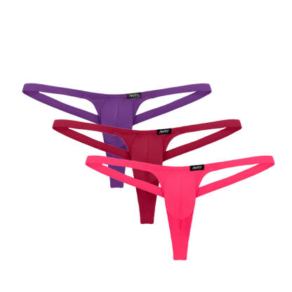 3 Pack PULSE V-String Thong