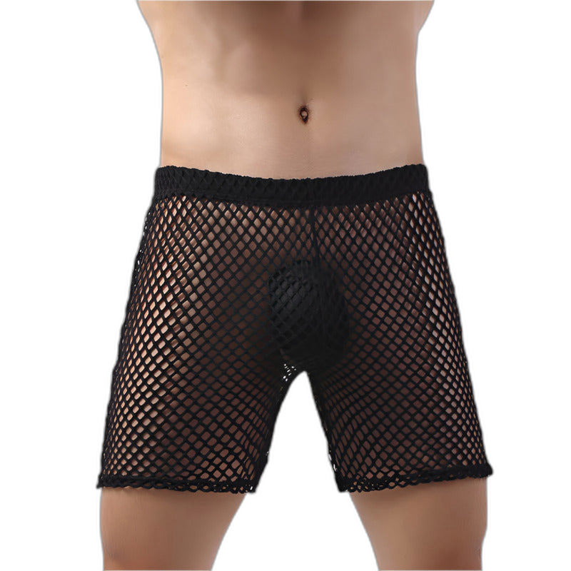 Mesh Fishnet Midway Shorts