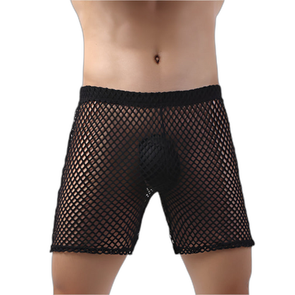 Mesh Fishnet Midway Shorts