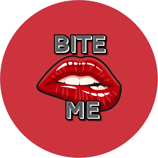 Bite me Badge - The Pup Play Hub
