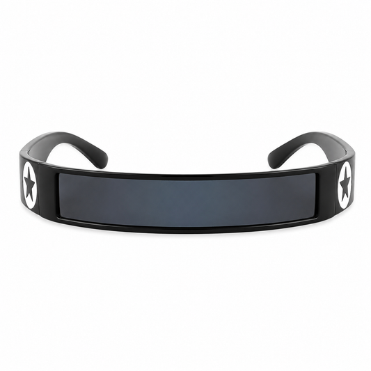 Black Star Shield Glasses