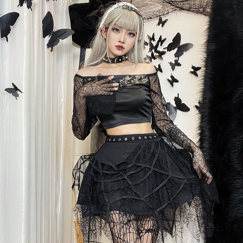 Gothic Punk Mini Skirt