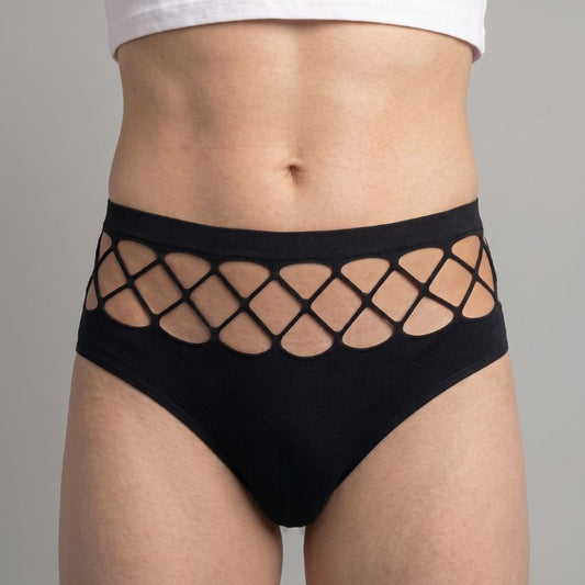 Fishnet Femboy Thong