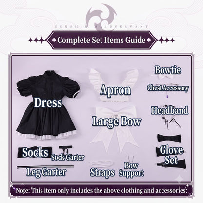 Purple Maid Cosplay Costume