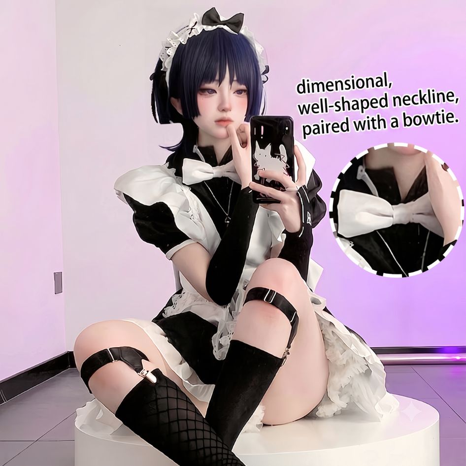 Purple Maid Cosplay Costume