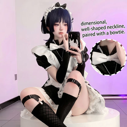 Purple Maid Cosplay Costume