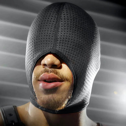 Black Ops Perforated Bondage Hood