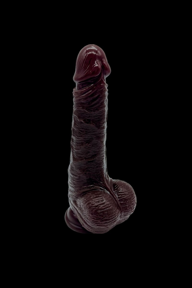 Black Realistic Dildo - The Pup Play Hub