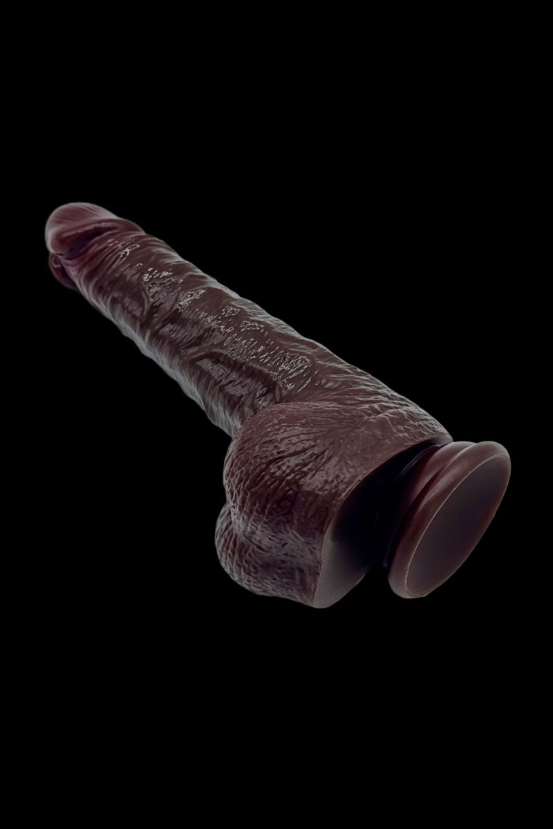 Black Realistic Dildo - The Pup Play Hub