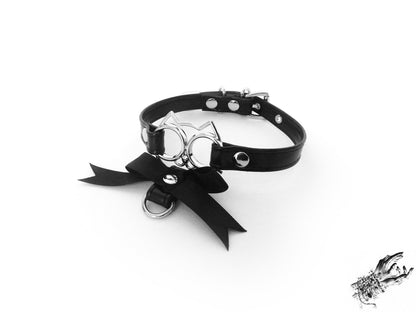 Black Ribbon Cat Choker
