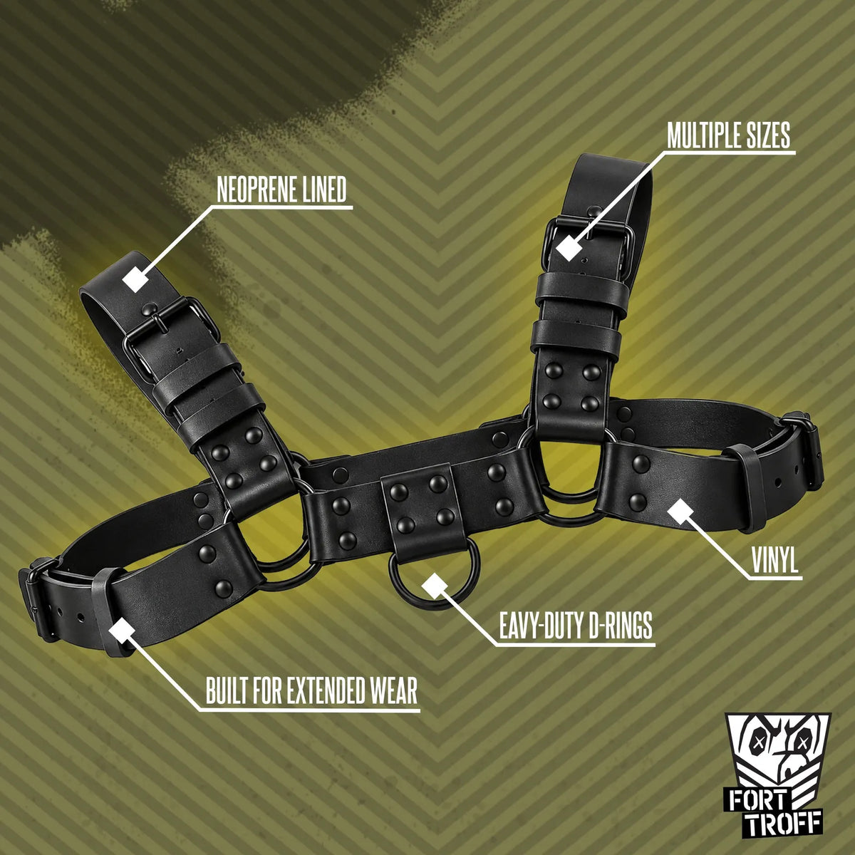 Blackout Bulldog Chest Harness