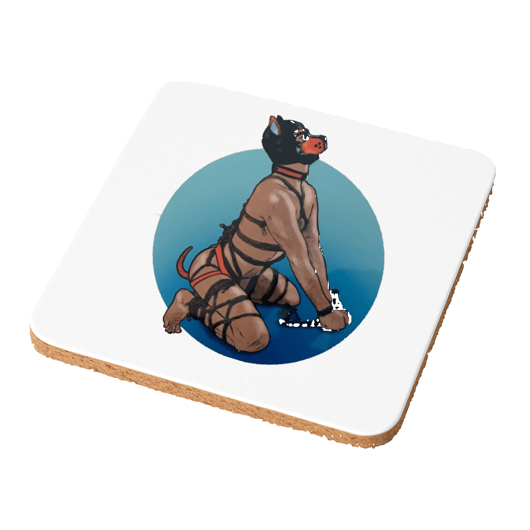 Bound Pup | Kink Fetish Coasters | Pupplay - The Pup Play Hub