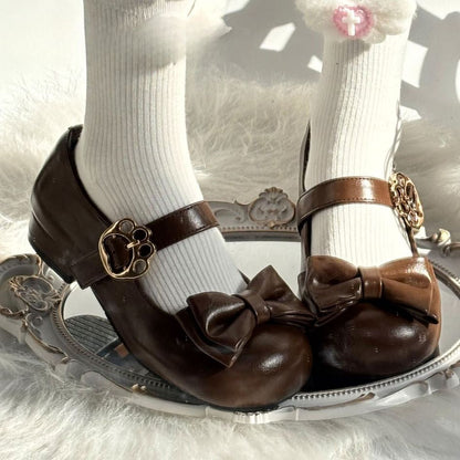 Bow Mary Jane Flats
