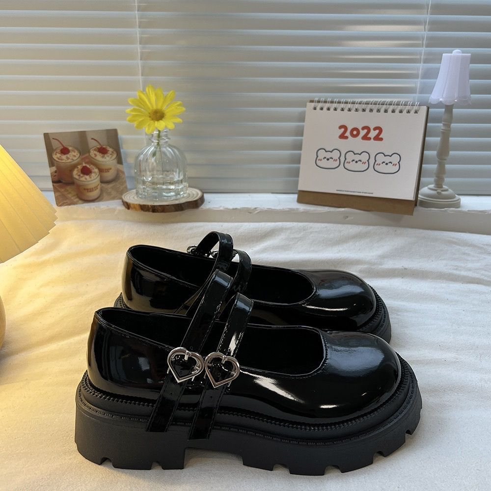 Bow Platform Mary Jane Shoes