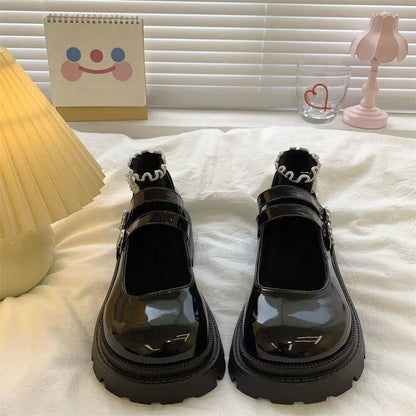 Bow Platform Mary Jane Shoes
