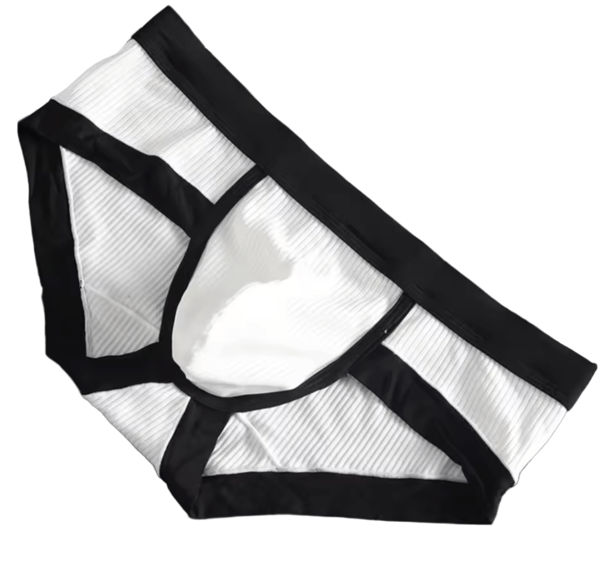 Breathable Pouch Briefs White - The Pup Play Hub