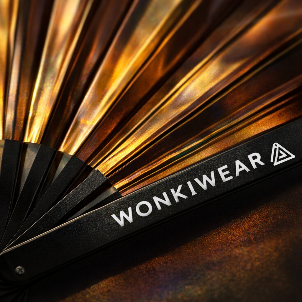 Bronzed Iridescent XL Festival Fan