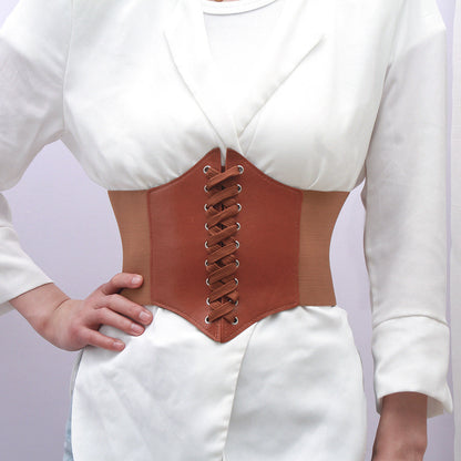 Elastic Cinch Waist Belt