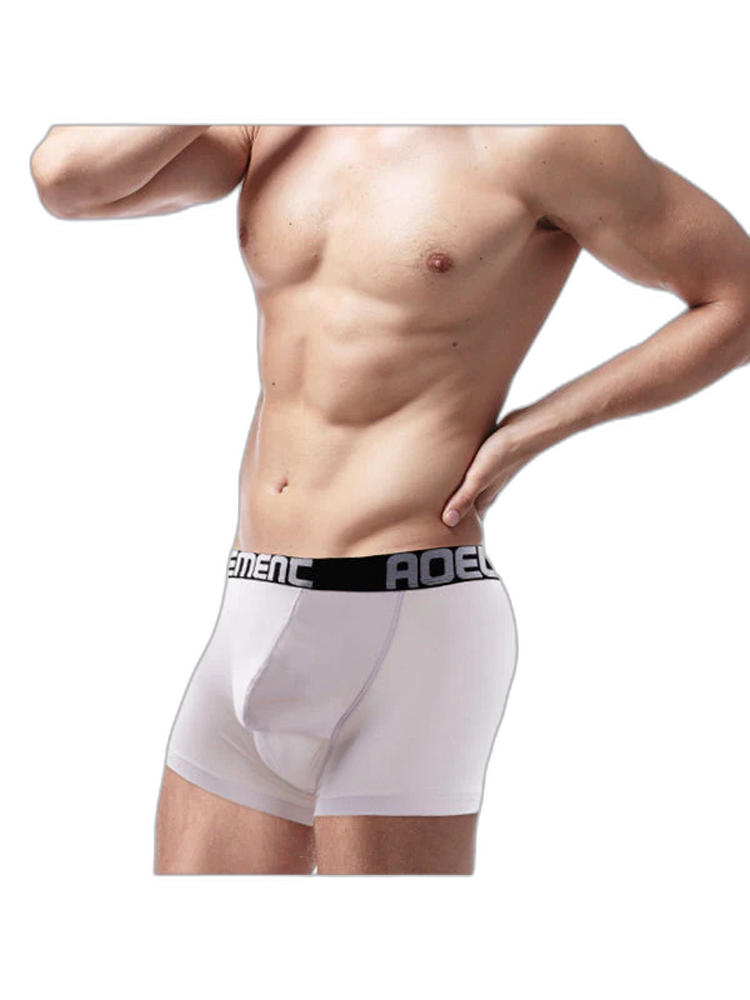 Aoelemen 2 Pack Modal Stretch Separate Pouch Boxer Briefs