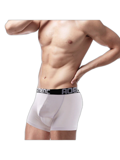 Aoelemen 2 Pack Modal Stretch Separate Pouch Boxer Briefs