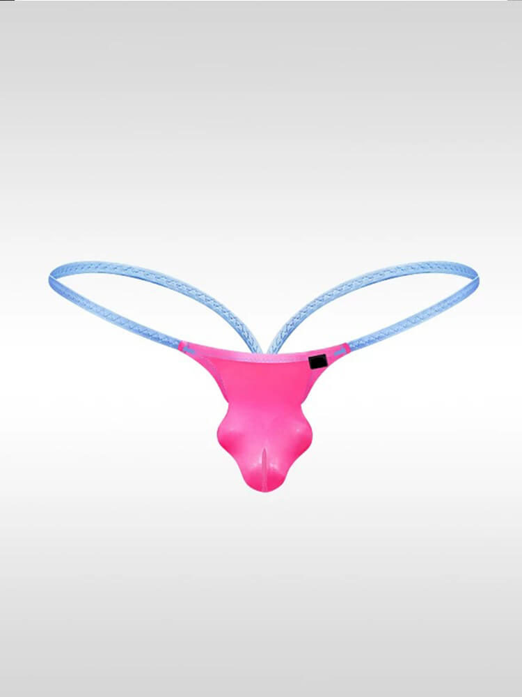 Men's Sexy U-Bulge Pouch Color-Block Jockstrap