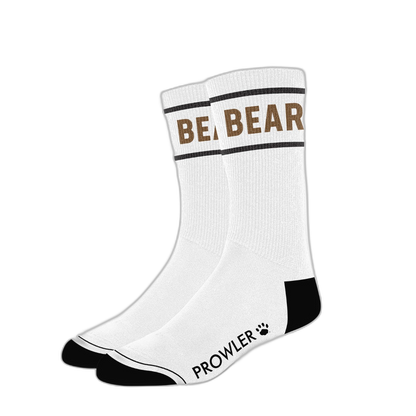 Prowler RED Bear Socks Brown White Black