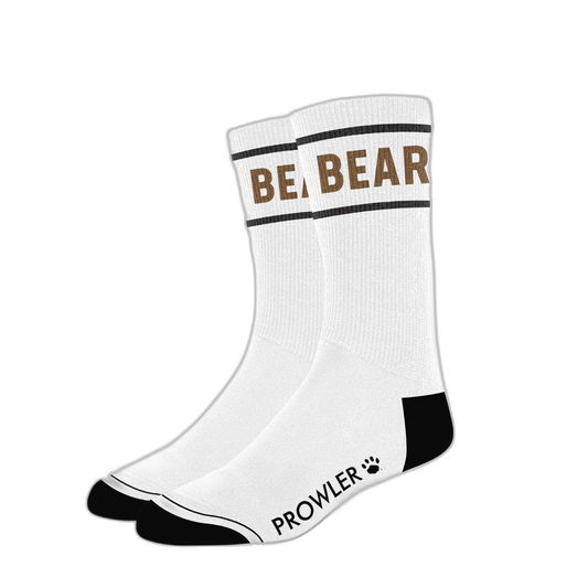 Prowler RED Bear Socks Brown White Black