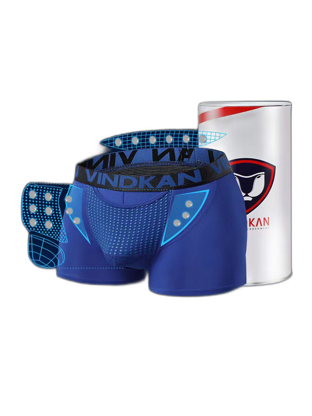 Men's Functional Ball Pouch Modal Trunks