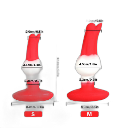 Echo - Vibrating Dildo - Kanis Knot Dildo - Fantasy Dildo With Tail
