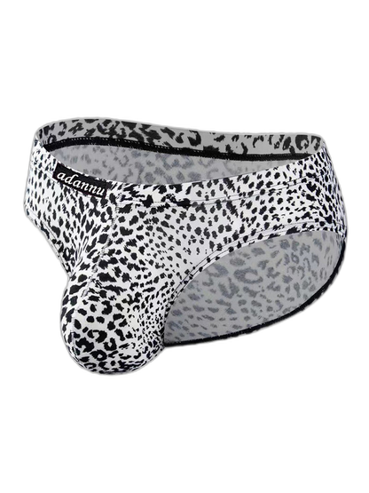 Men’s Sexy Leopard Print Pouch Briefs