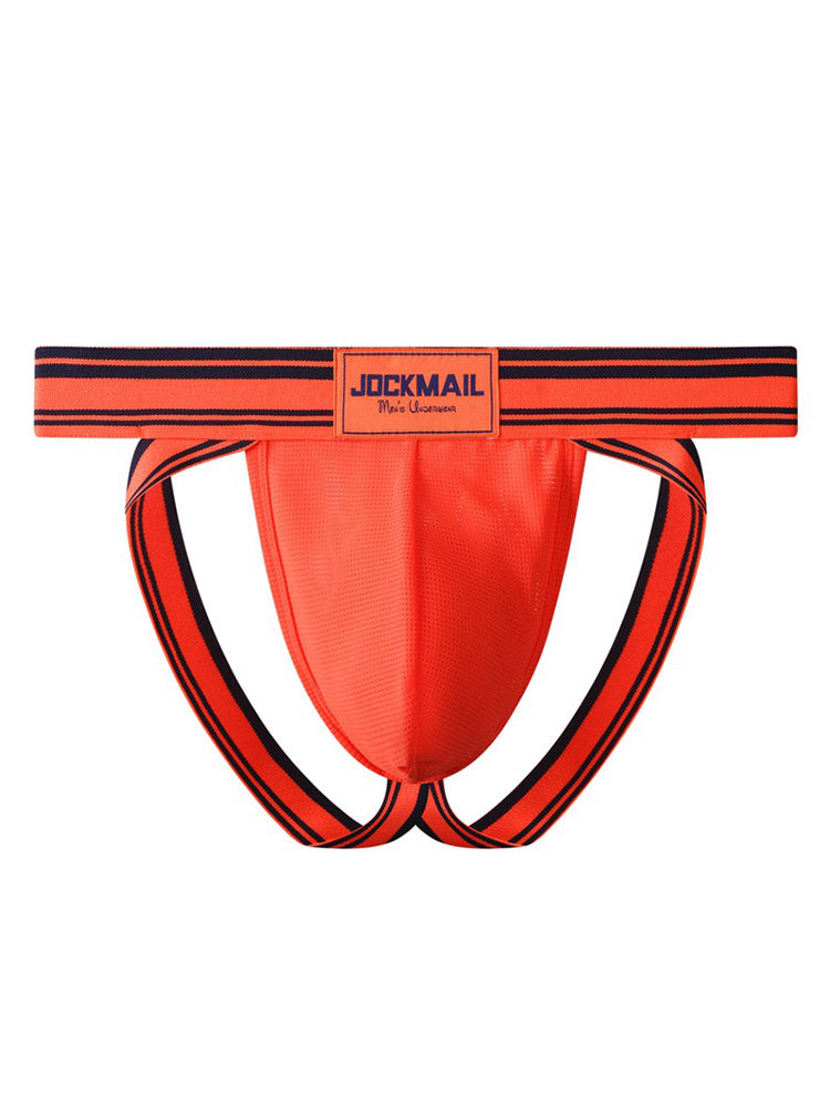 Breathable Mesh Double Strap Men's Thong