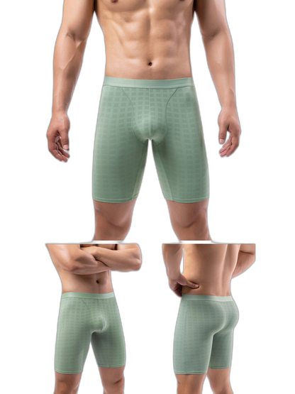 2 Pack Men’s Front Pouch Mesh Boxer Briefs