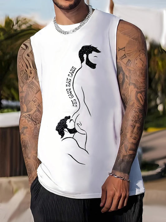 Men's Pride Art Print Tank Top
