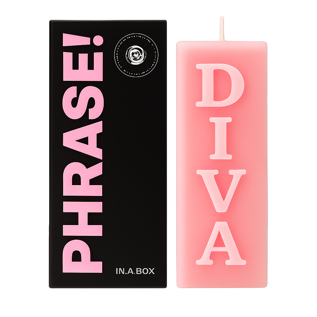 Phrase in a Box | DIVA Candle