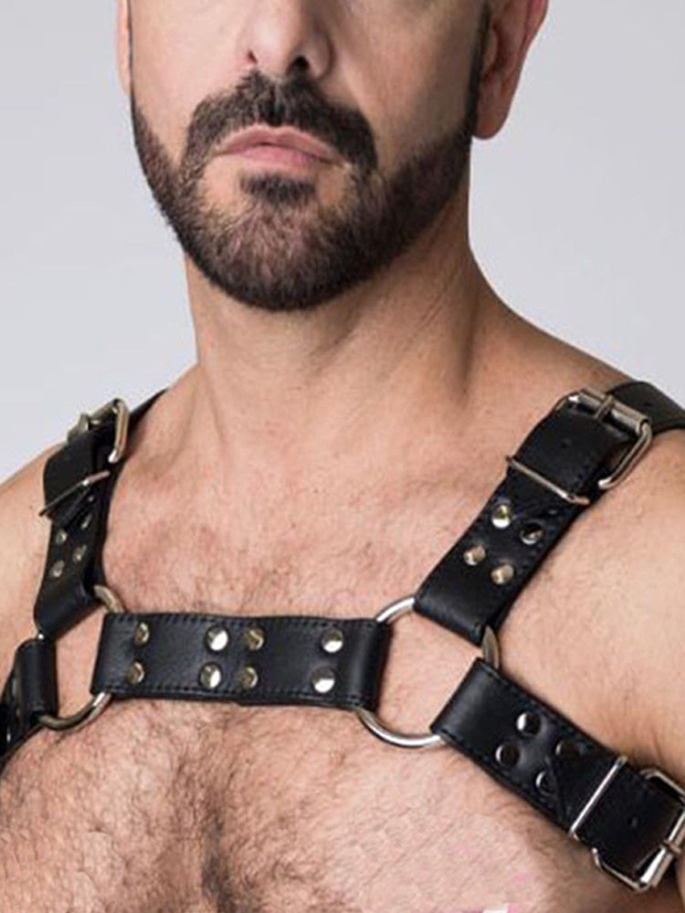 Men's Flirt Bondage Suspenders Harness