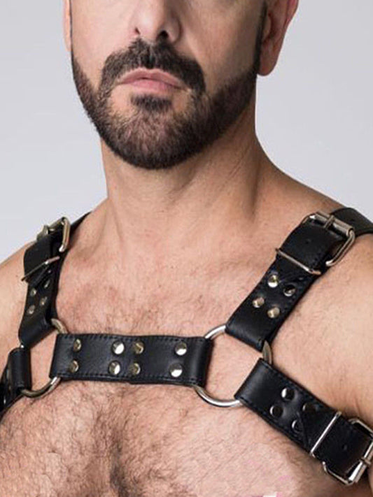 Men's Flirt Bondage Suspenders Harness