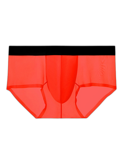 2 Pack Men's Ultra-Thin Breathable Antibacterial Crotch Briefs