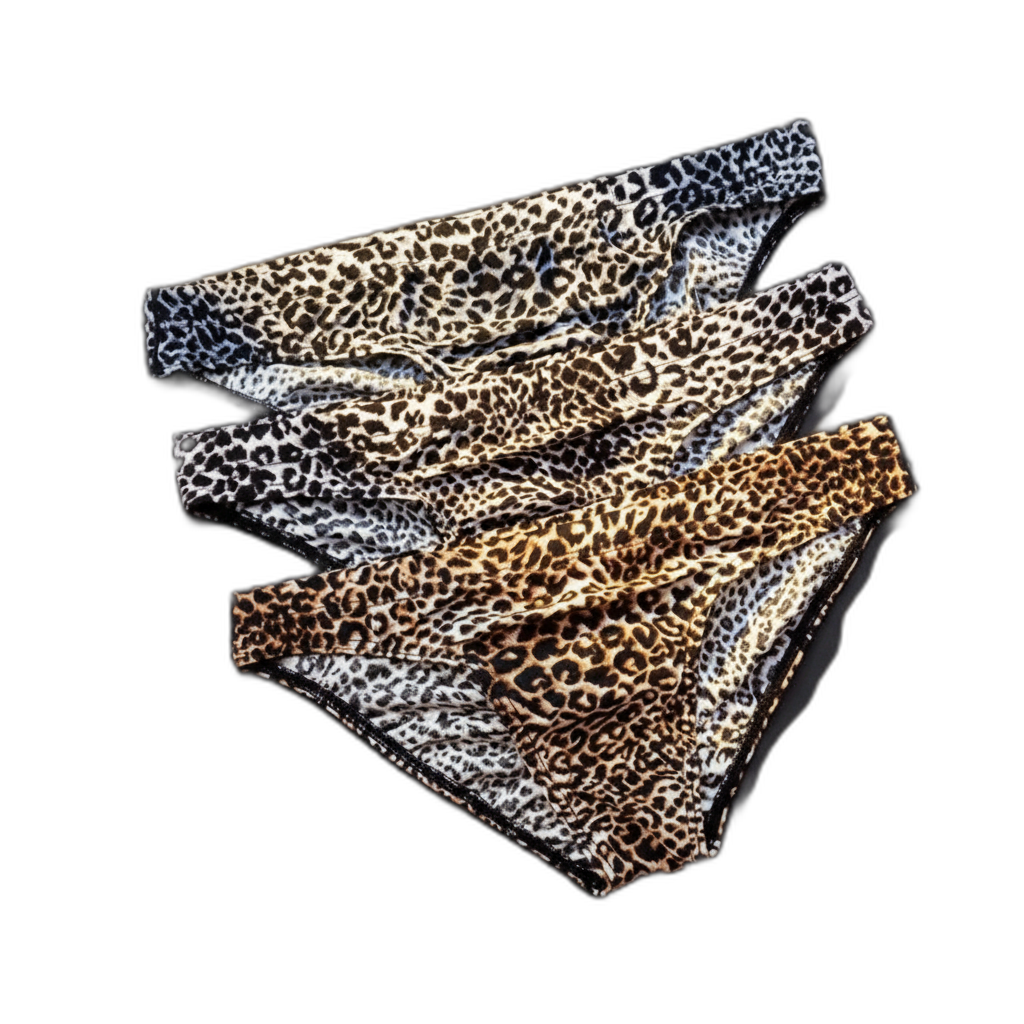 Wild Thoughts Fierce Leopard Men’s Briefs