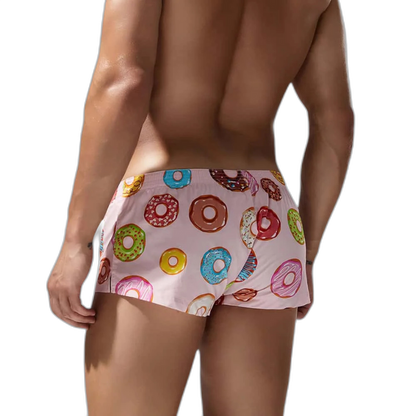 SEOBEAN Playful Donut Cotton Boxers