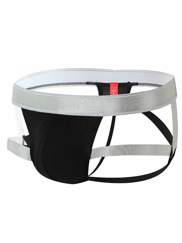 Men's Multi-Strap Solid Color Jockstrap