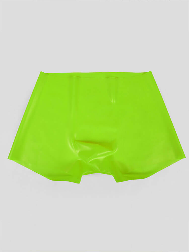 Men's Elastic Semi-Transparent Latex Boxer Briefs