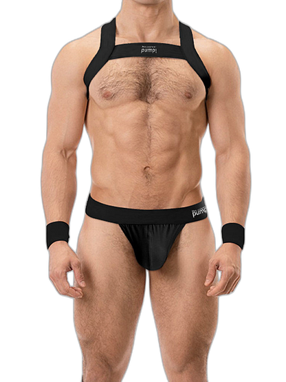 Men's Sporty Cut Anti-Chafing Stretch Fit Shoulder Strap & Underwear