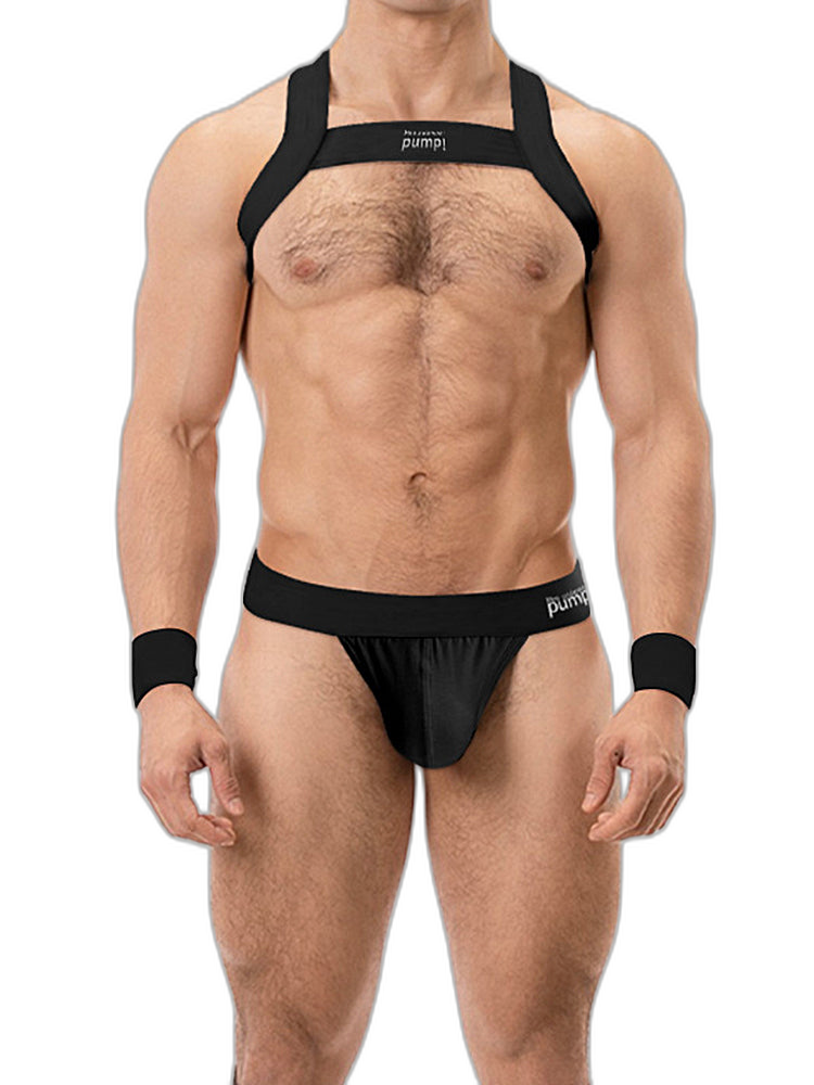 Men's Sporty Cut Anti-Chafing Stretch Fit Shoulder Strap & Underwear