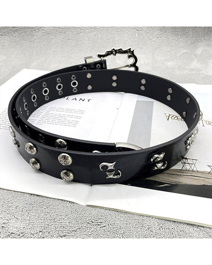 Studded Hip-Hop Punk Belt