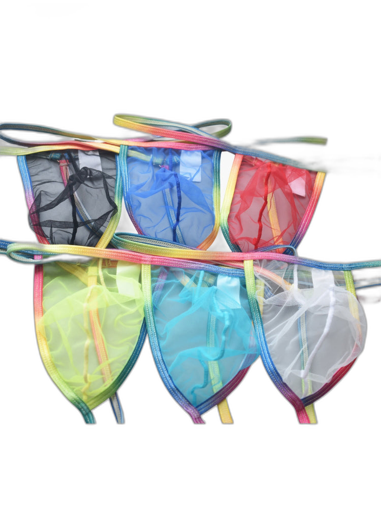 3 Pack Men's Sexy Lightweight & Airy Sporty Cut Anti-Chafing Strings